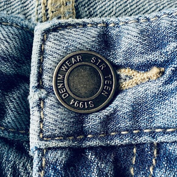 Stradivarius España STR Women's Jeans Juniors Skinny Blue 28x32 - Picture 4 of 13